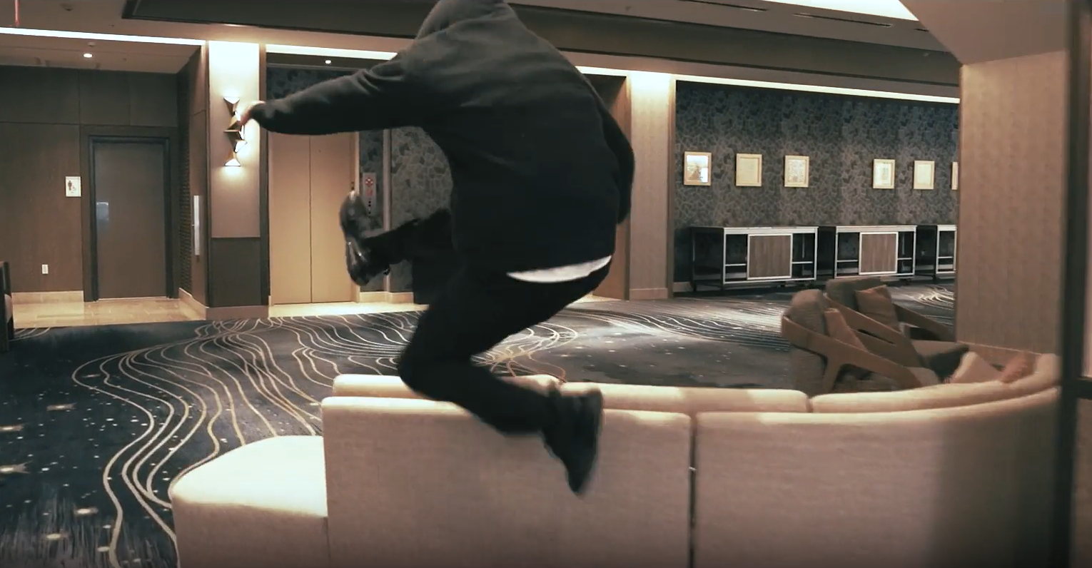 Recording a Stuntman for a video