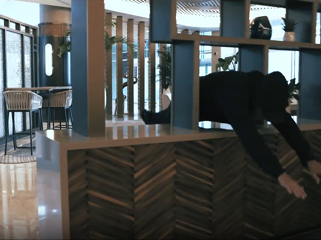 Recording a Stuntman for a video